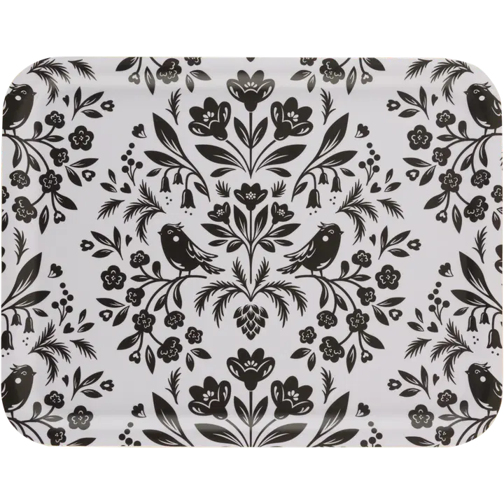 House tarjotin Sointu 36x28 cm valkoinen