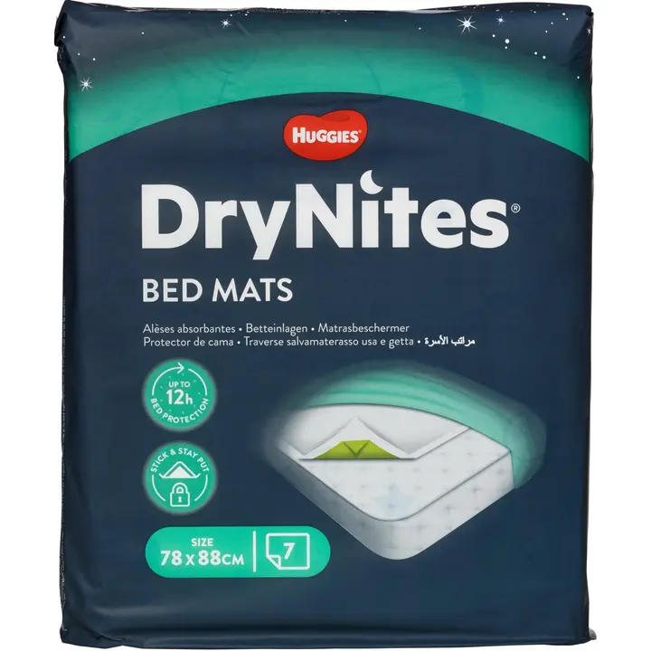 Huggies DryNites BedMats sängynsuoja 7kpl