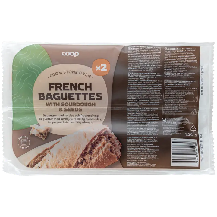 Coop hapanjuuri-siemenminipatongit 2 kpl 250 g