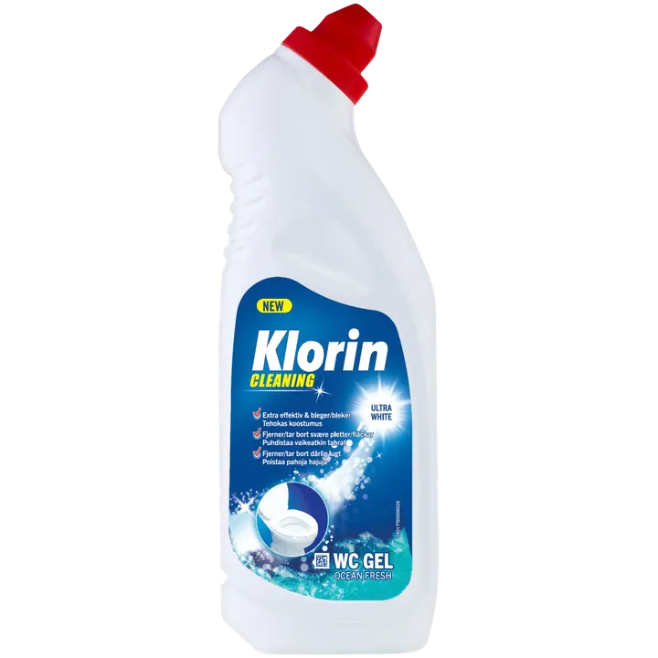 Klorin wc-geel ocean fresh 750ml