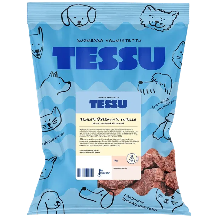 Tessu Broileritäysravinto 1kg