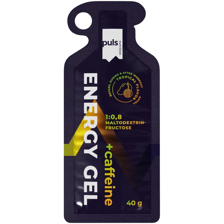 PULS Energy gel+caffeine Tropical 40g