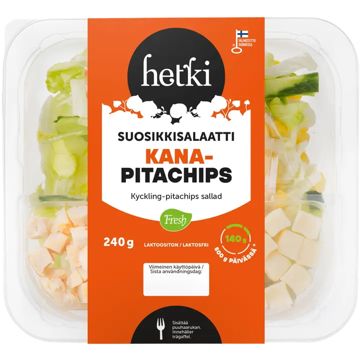 Fresh Hetki Suosikkisalaatti Kana-pitachips 240 g