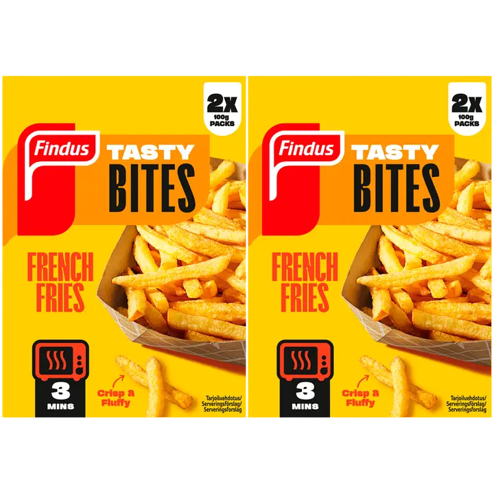 Findus Mikrovalmiit ranskanperunat 2x100g, pakaste