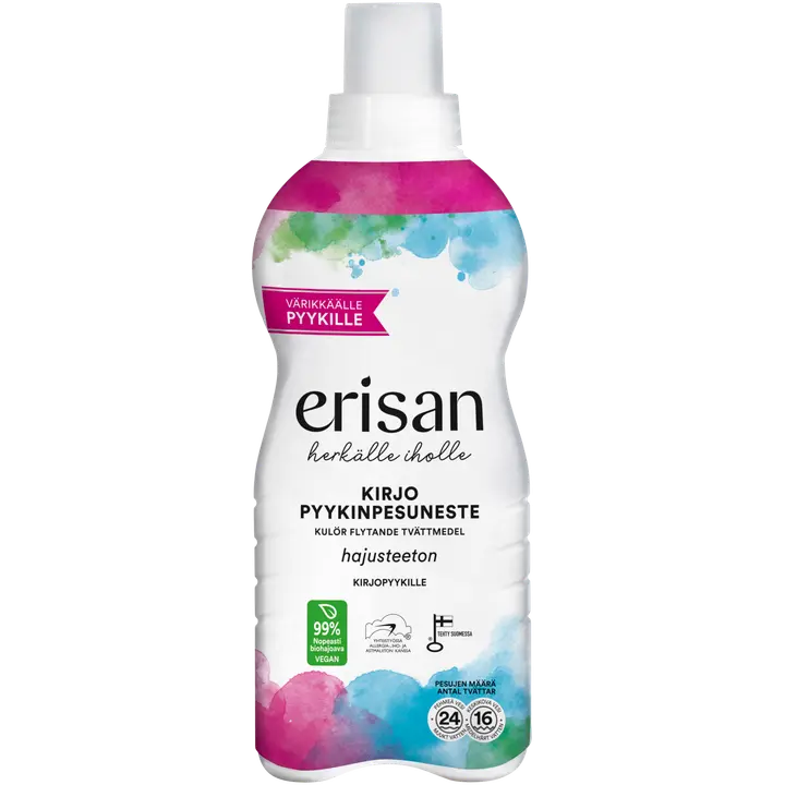 Erisan Hajusteeton Kirjo Pyykinpesuneste 850ml