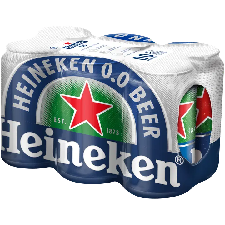 6 x Heineken alkoholiton olut 0,0% 0,33 l