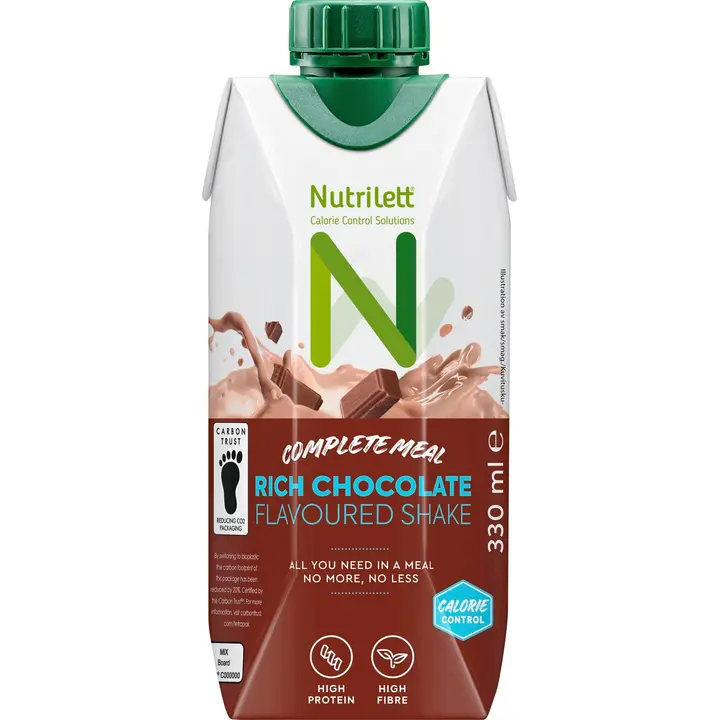 Nutrilett Rich Chocolate flavoured shake suklaanmakuinen juoma 330ml