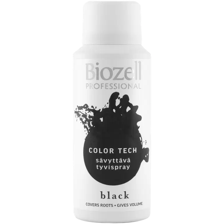 Biozell Professional Color Tech Sävyttävä tyvispray Black 100ml