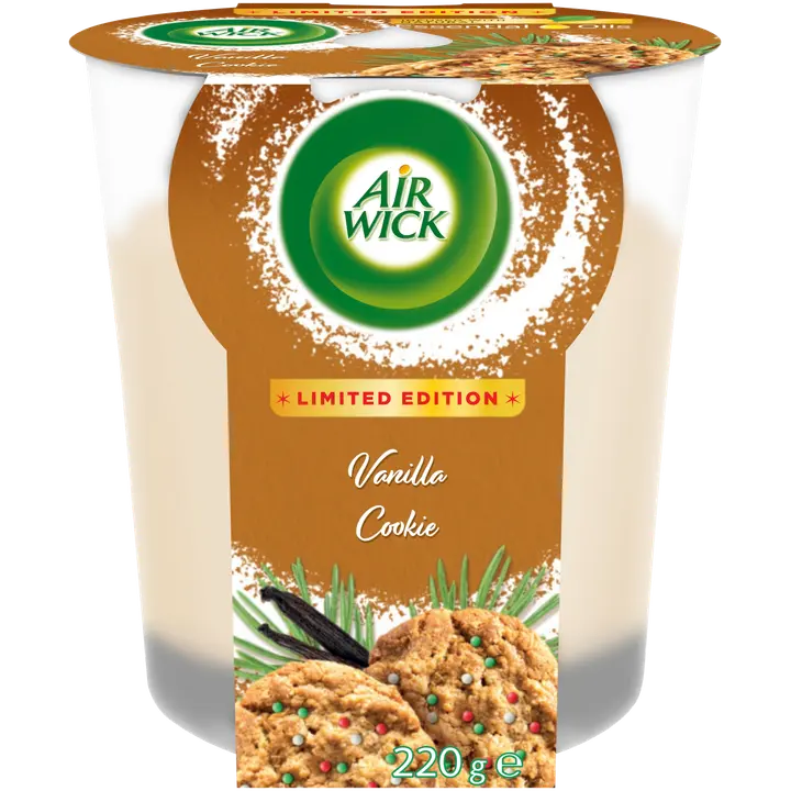 Airwick lõhnaküünal Vanilla Cookie 220g