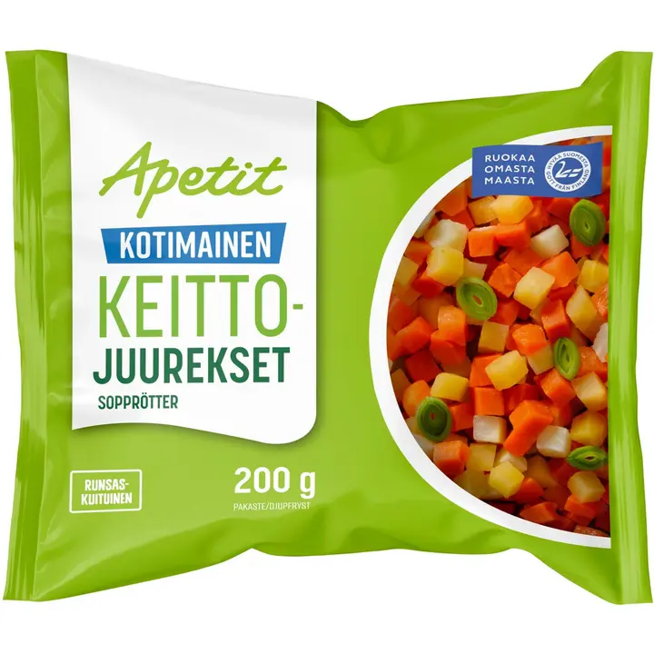 Apetit Kotimainen Keittojuurekset pakaste 200g