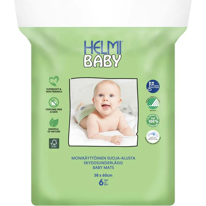 Helmi Baby suoja-alusta 6 kpl