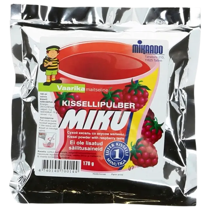 Mikaado miku vaarikamaitseline kissellipulber 170g