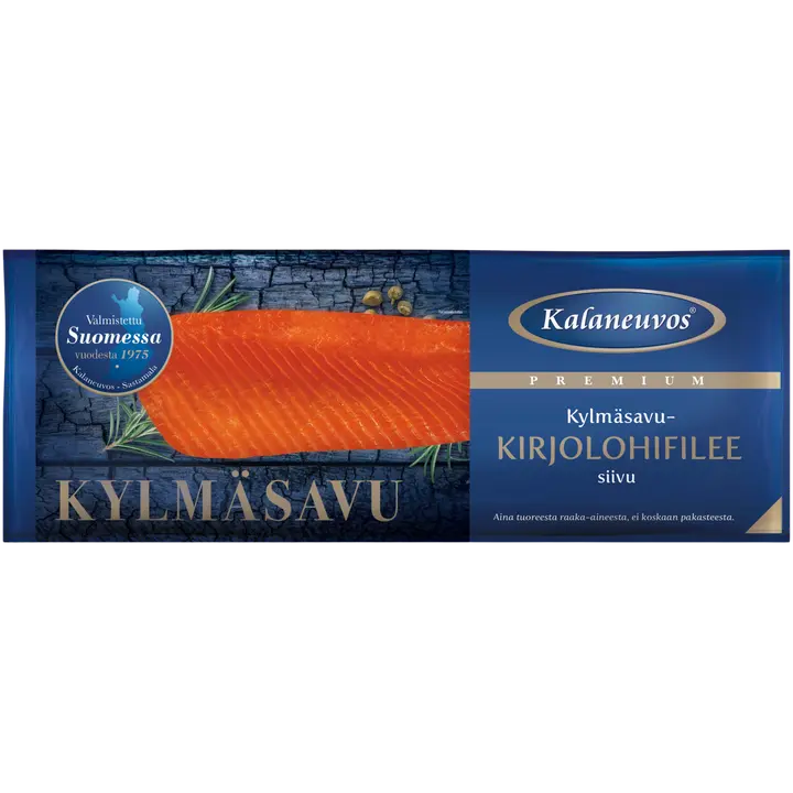 Kalaneuvos Kylmäsavukirjolohifilee siivu vak n750g