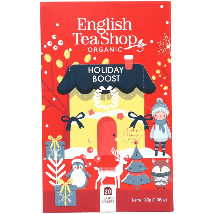 English Tea Shop Luomuhauduke Holiday Boost, kofeiiniton 20pss 30g
