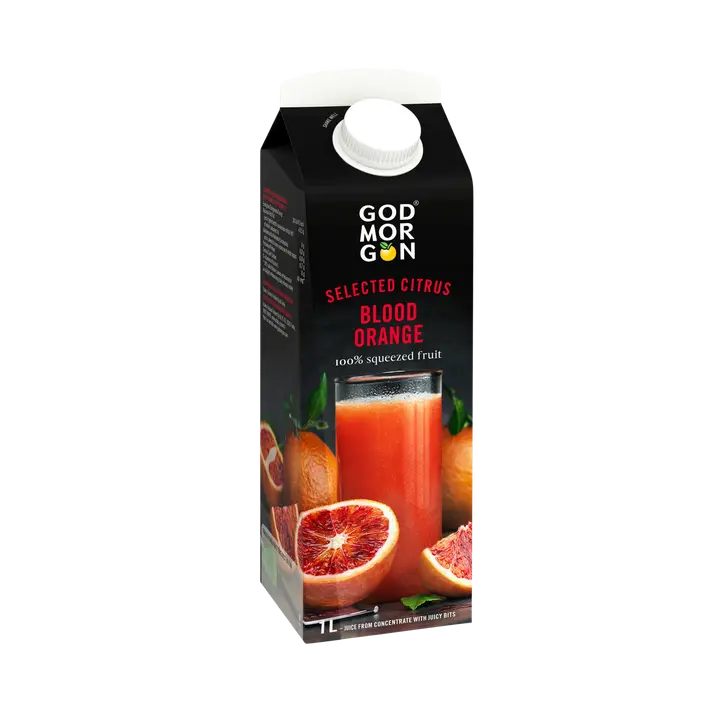 God Morgon Selected Citrus Veriappelsiinitäysmehu 1 L