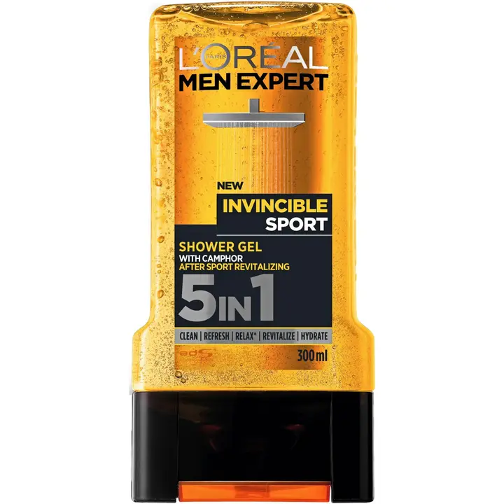 L'Oréal Paris Men Expert Invincible Sport 5in1 suihkugeeli 300ml