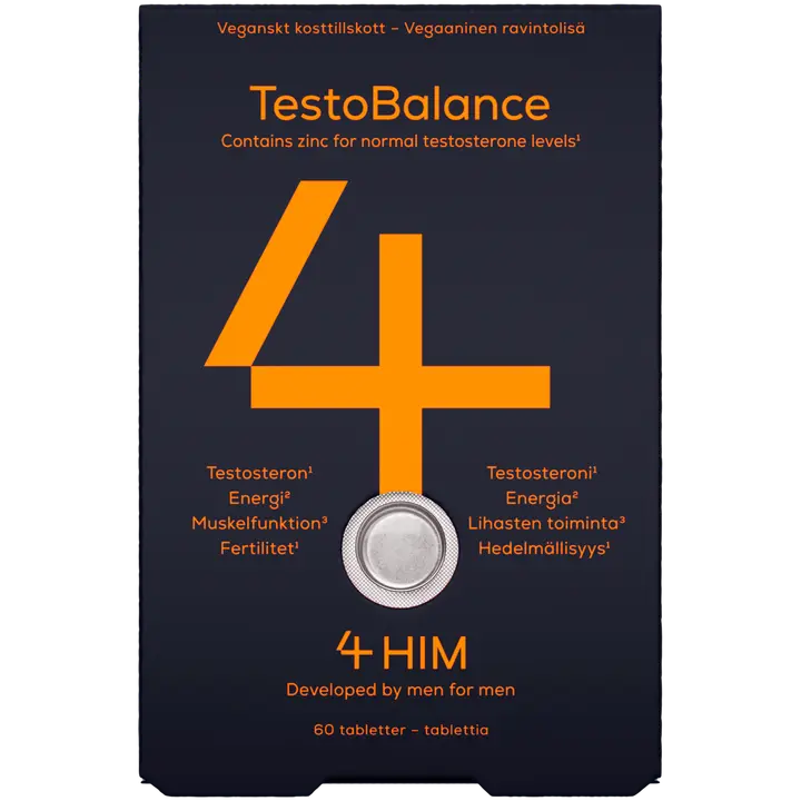 4Him TestoBalance ravintolisä 60 kpl