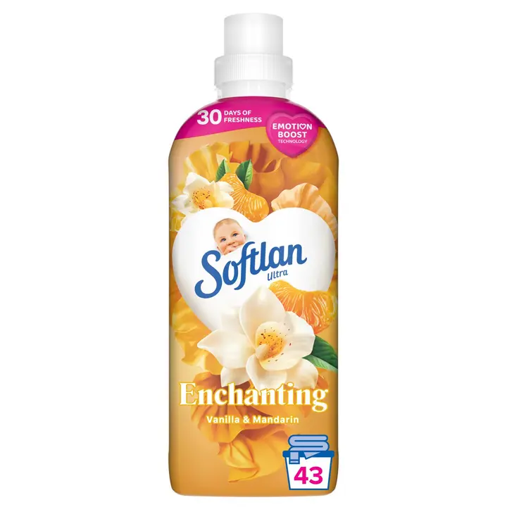 Softlan Emotions Enchanting Vanilla & Mandarin huuhteluaine 650ml