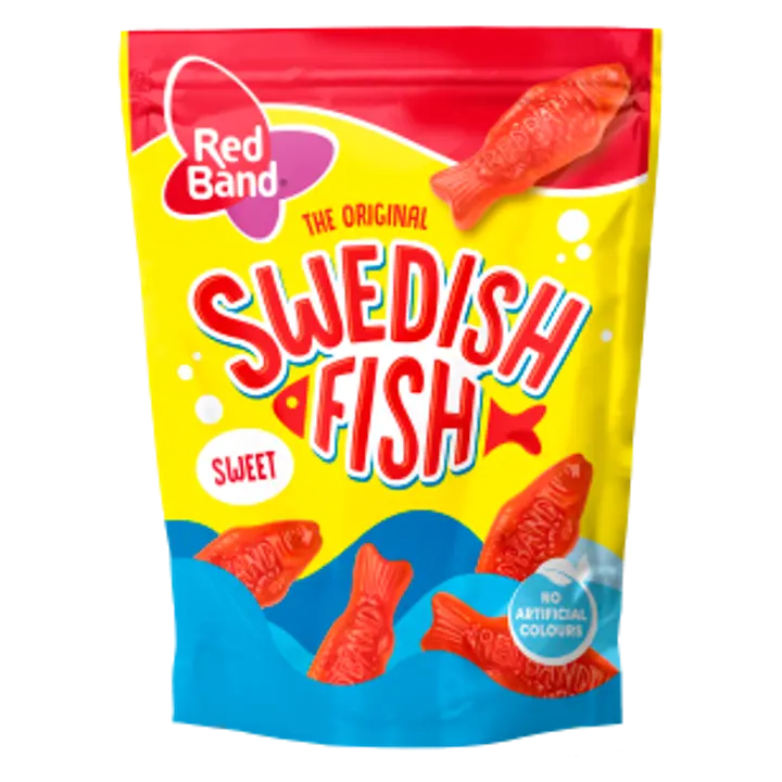 RED BAND SWEDISH FISH 100G