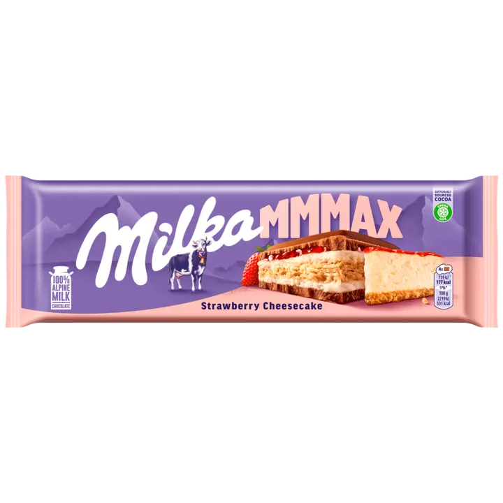Milka straberry cheesecake 300g