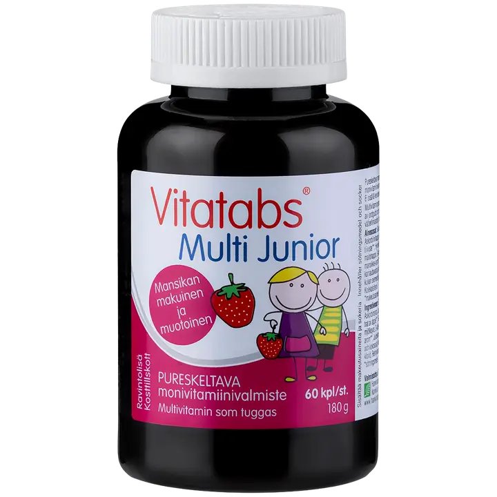 Vitatabs Multi Junior pureskeltava monivitamiinivalmiste 60 kpl