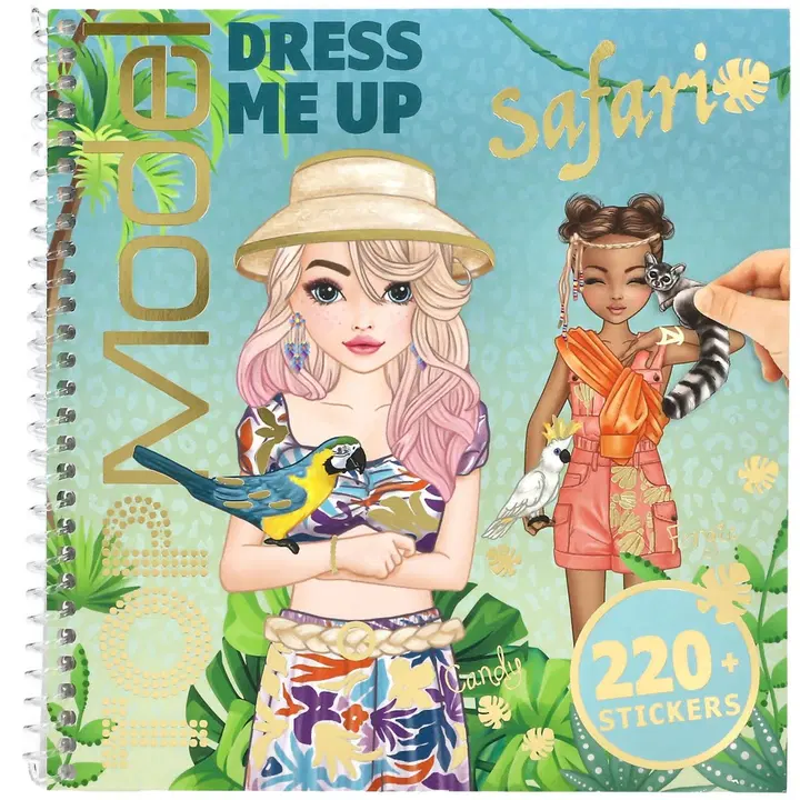 TOPModel Dress Me Up Stickersbok Safari
