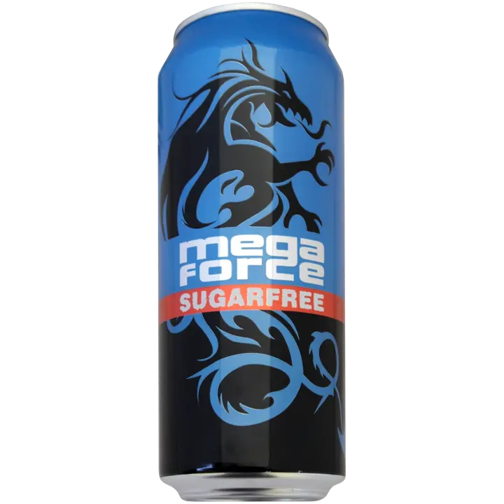 Mega force sugarfree energy drink energiajuoma 0,5l