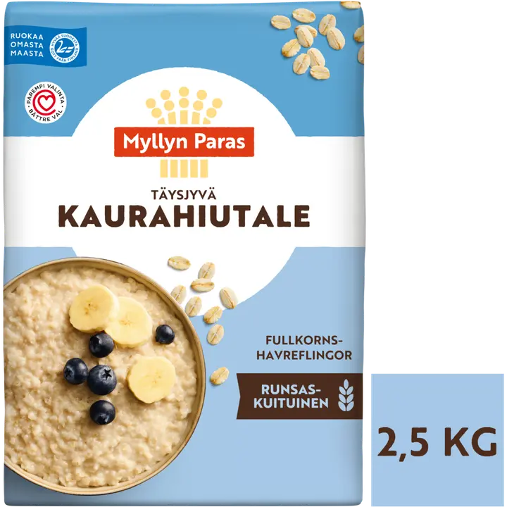 Myllyn Paras Täysjyvä Kaurahiutale 2,5kg