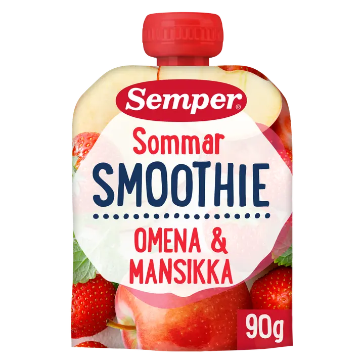 Semper Smoothie Sommar 6kk hedelmäsose 90g