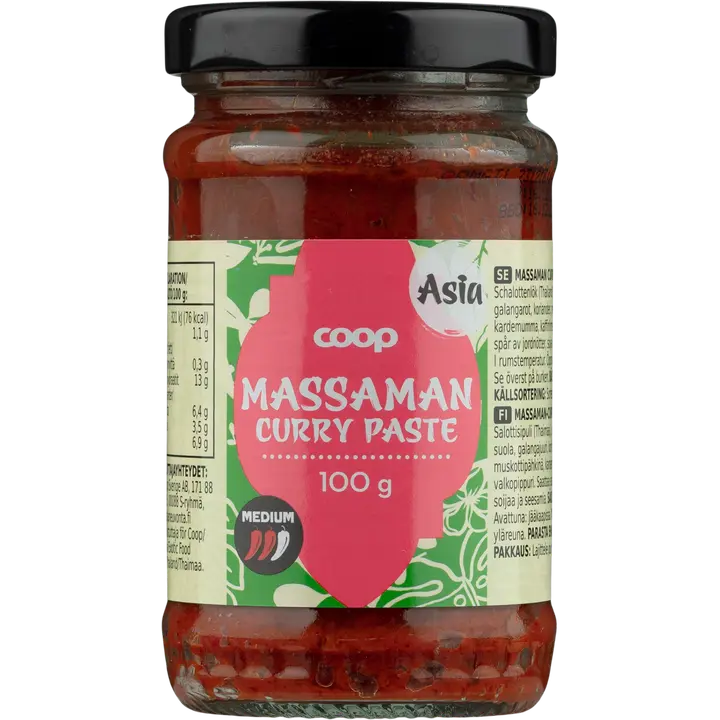 Coop Asia massaman-currytahna 100 g