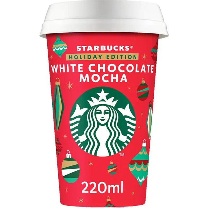 Starbucks 220 ml Kausimaku  UHT White chocolate Mocha jääkahvi maitojuoma