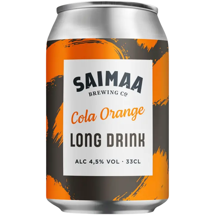 Saimaa Long Drink Cola Orange 4,5% 0,33l tölkki