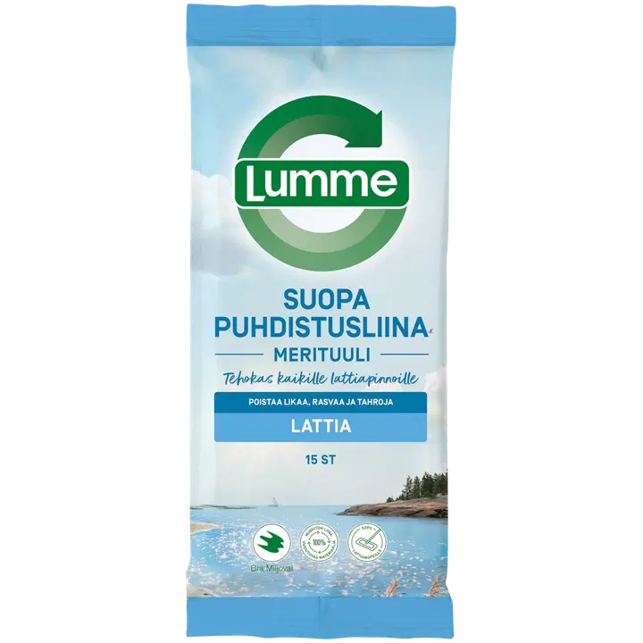 Lumme Suopapuhdistusliina Lattia Merituuli 15kpl