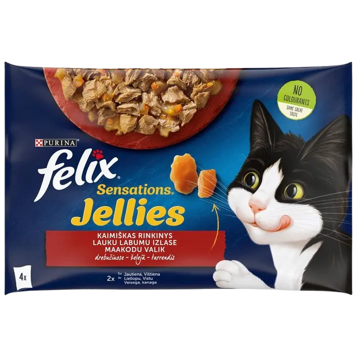 Felix kiisueine Sensations liha tarrendis 4x85g