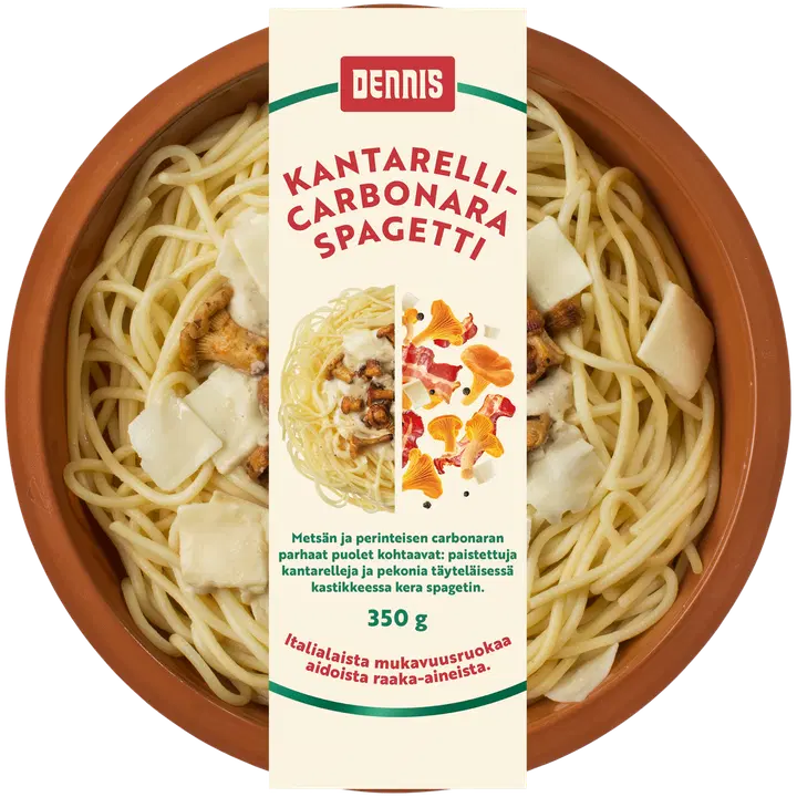 Dennis Kantarelli-carbonara spagetti 350 g