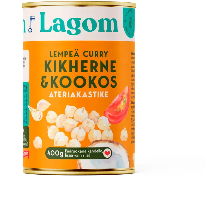 Lagom Currykastike kikherne & kookos 400g