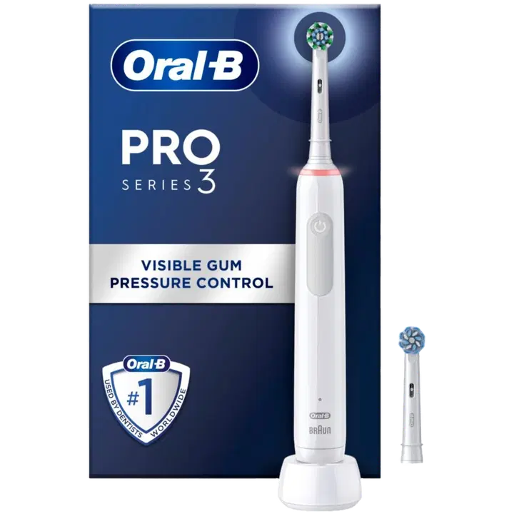 Oral-B Sähköhammasharja Pro Series 3 Valkoinen Braun-tekniikalla