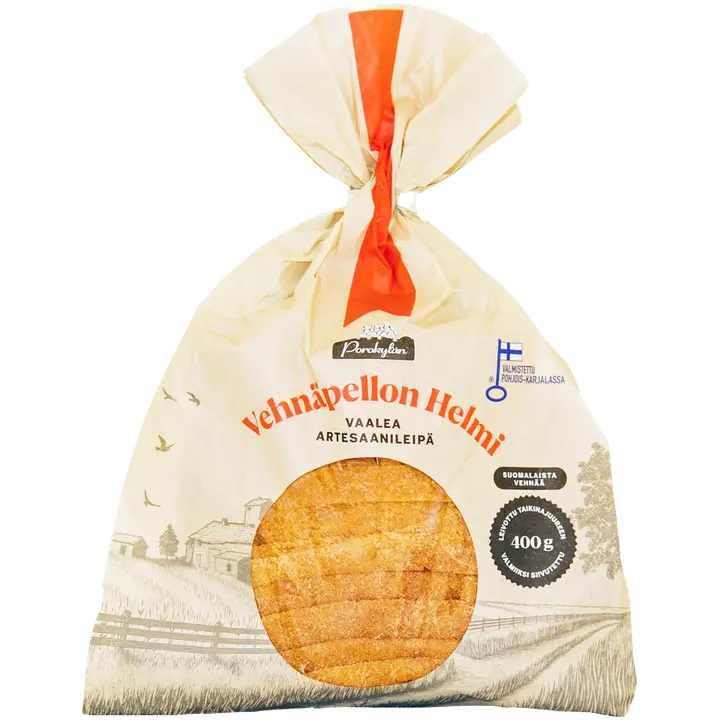 Porokylän Vehnäpellon Helmi 400 g vehnäleipä