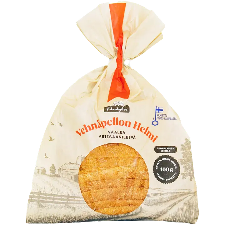 Porokylän Vehnäpellon Helmi 400 g vehnäleipä