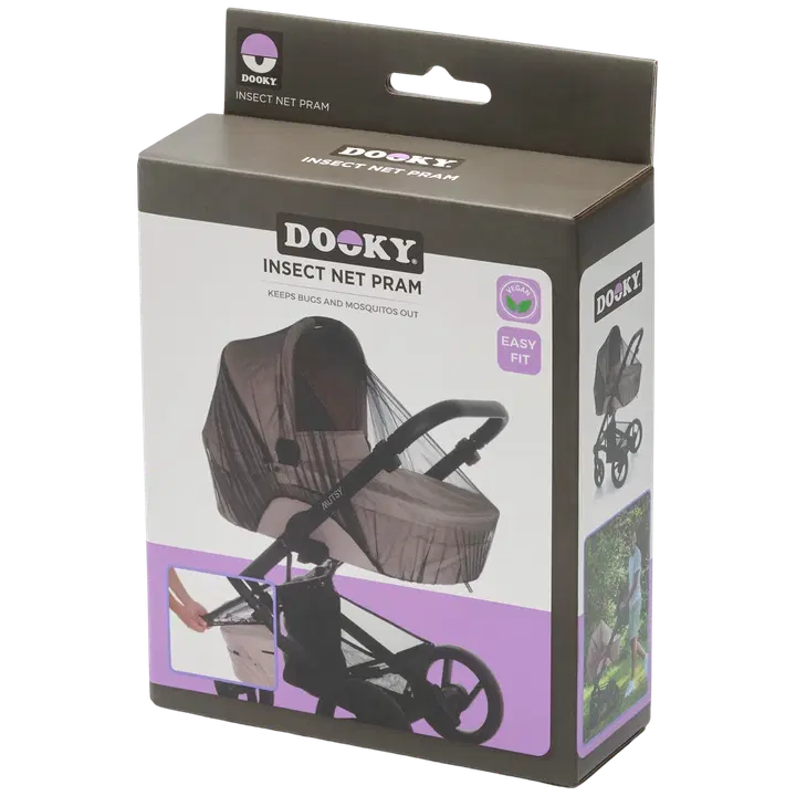 Dooky Hyönteisverkko Vaunuihin Musta