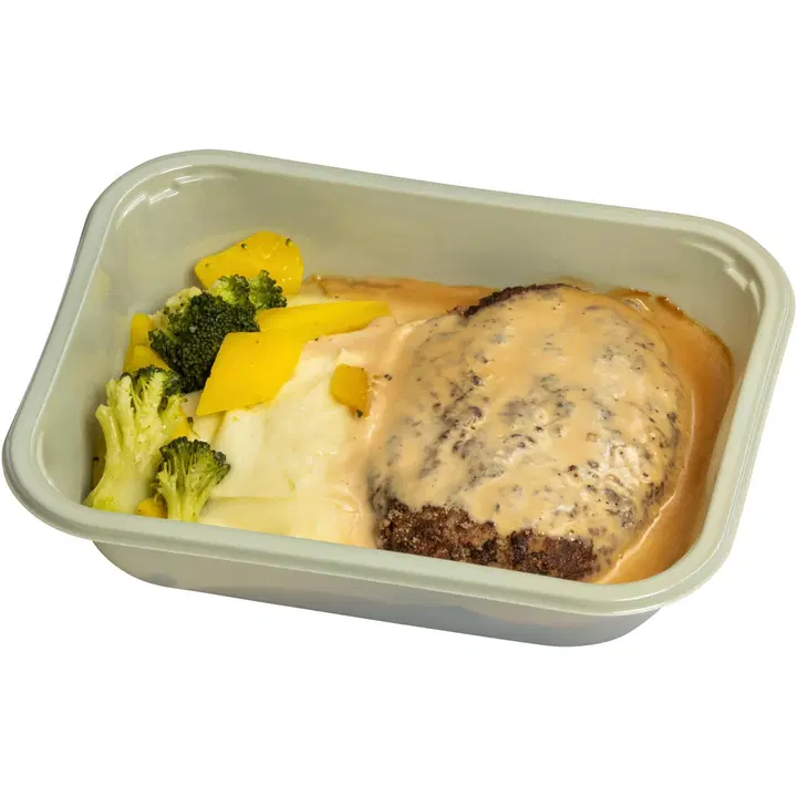 Kruunu Herkku Oy Jauhelihapihvi muusilla, kermakastike 350g