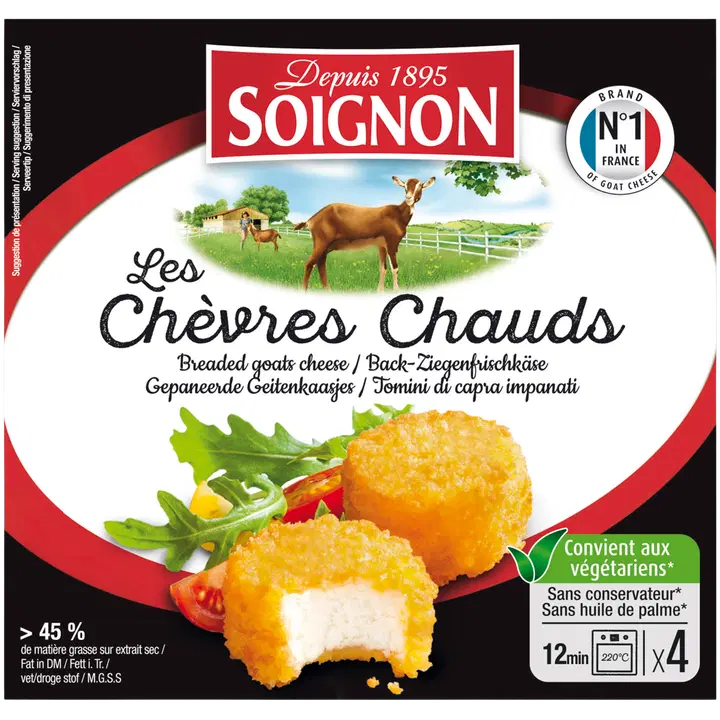 Soignon paneroidut vuohenjuustopalat 4x25g