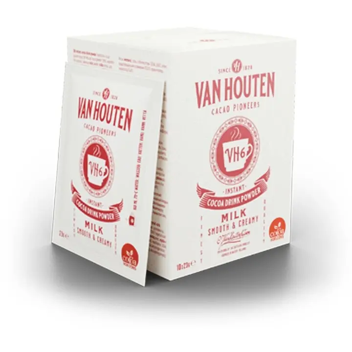 10x23g Van Houten Dream Choco Drink kaakaojuomajauhe kerta-annospusseissa