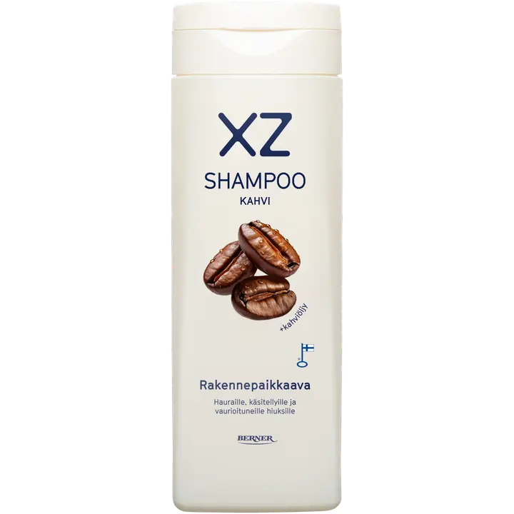 XZ 250 ml Kahvi rakennepaikkaava shampoo