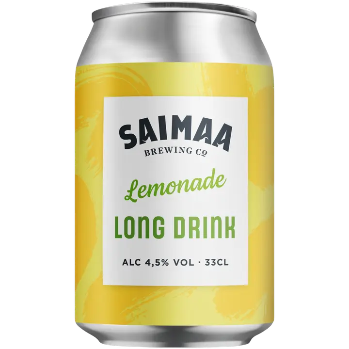 Saimaa Long Drink Lemonade 4,5% 0,33l tölkki