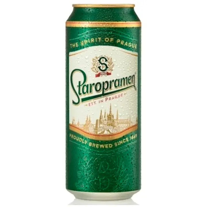 Staropramen Premium Lager olut 5 % tölkki 0,5 L