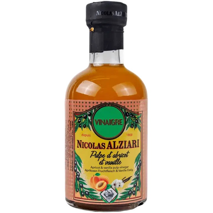 Aprikoosi-vaniljaetikka, La Maison Alziari 200 ml​