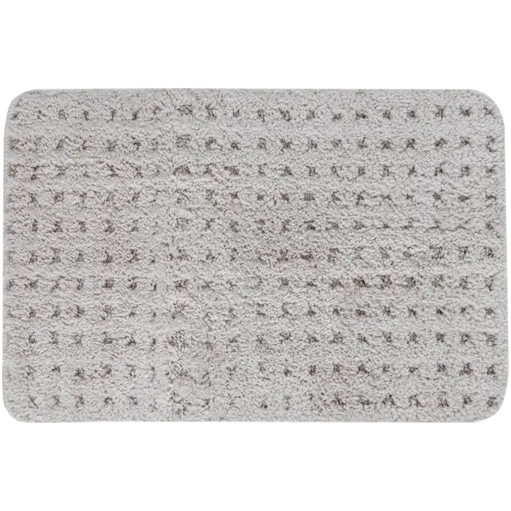 House kylpyhuoneen matto Vohveli 40 x 60 cm vaaleanharmaa