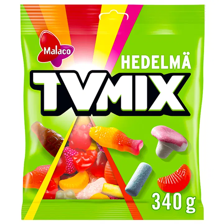 Malaco TV Mix Hedelmä makeissekoitus 340g