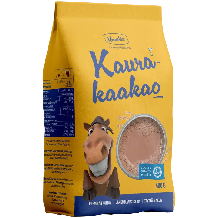 Hirvelän Kaurakaakao 400g
